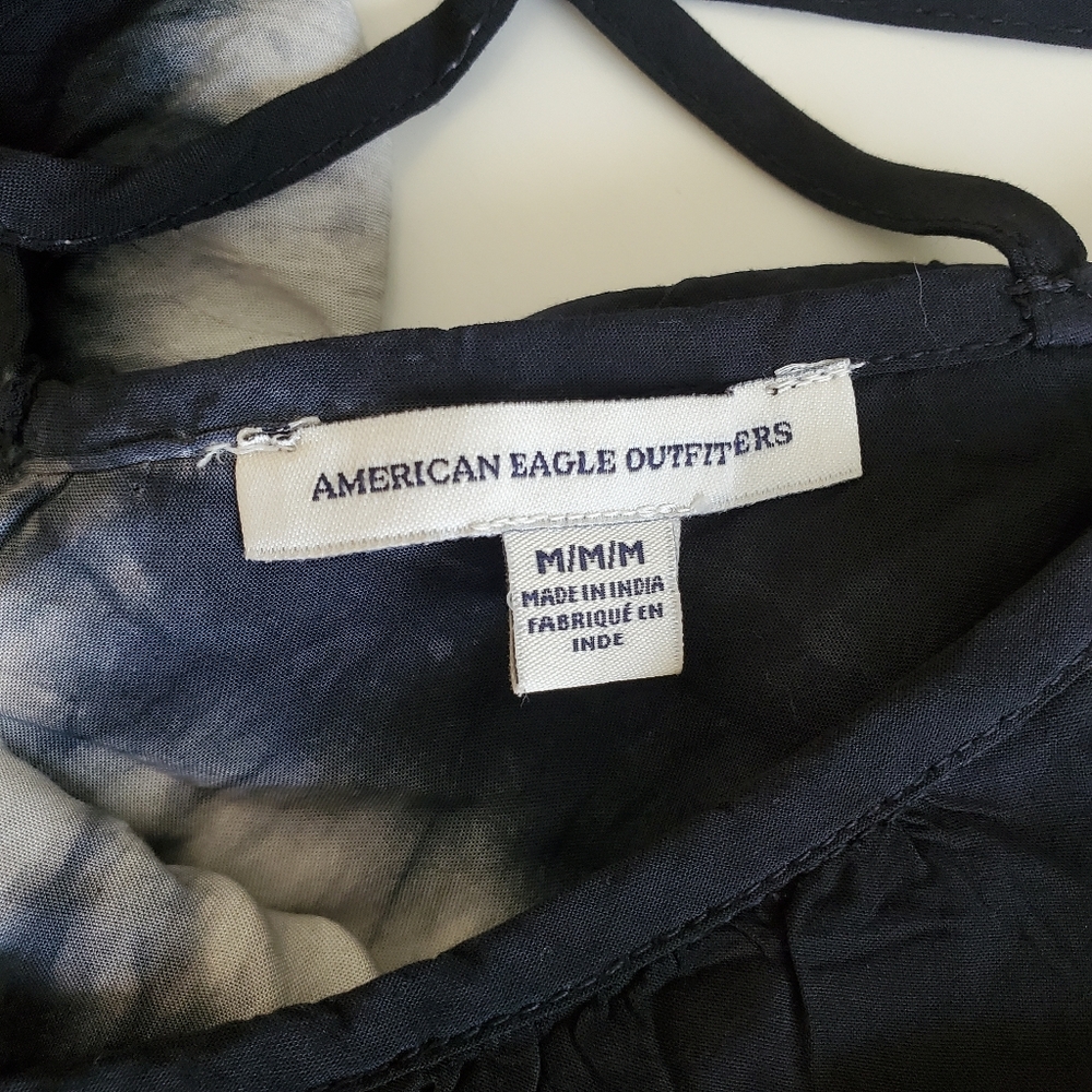American Eagle Maxi Dress Tie Dye Size Medium - Picture 5 of 6